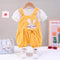 Girls' Cute Casual Suspenders Two-piece Set